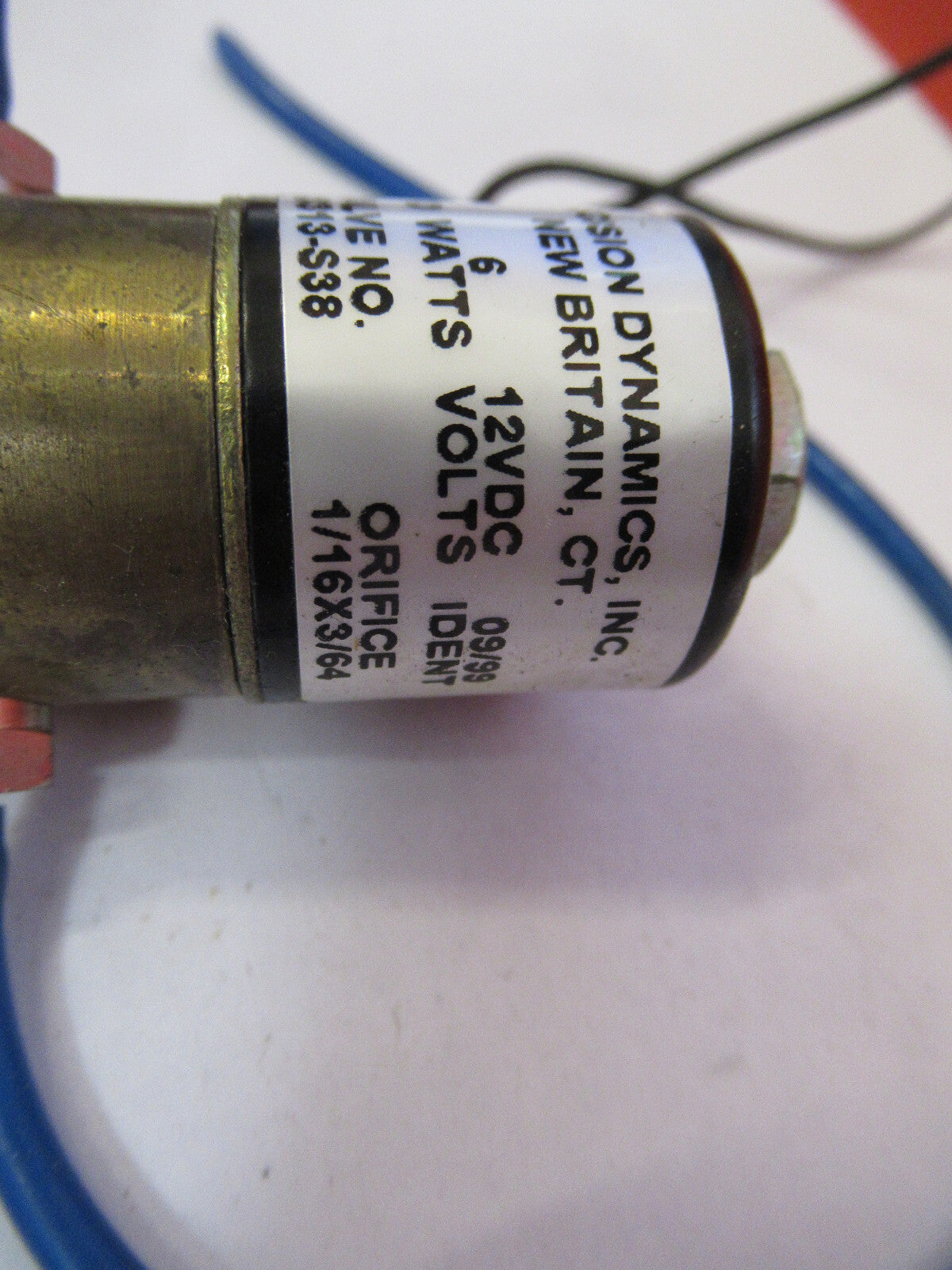 ELECTRIC SOLENOID AIR VALVE PRECISION DYNAMICS CONTROL FLOW AS IS H9-B-25