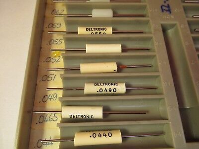 CALIBRATED PINS INSPECTION METROLOGY DELTRONIC 0.0415" SET AS PICTURED &66-A-20