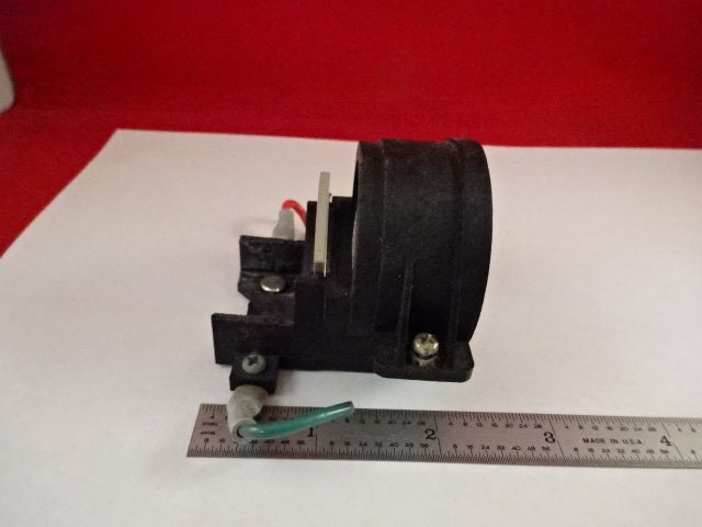 MICROSCOPE PART NIKON JAPAN ILLUMINATOR DIFFUSER OPTICS AS IS #F2-A-02