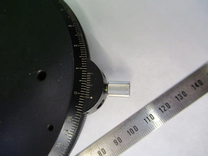 ZEISS GERMANY POL ROTABLE STAGE TABLE MICROSCOPE PART AS PICTURED X9-B-22