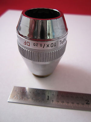 Leica Ernst Leitz Optical Microscope Part Objective Npl 10X Df Optics