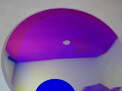 Optical Flat Fused silica 3" Dia Dichroic Mirror Hollowed Laser Optics