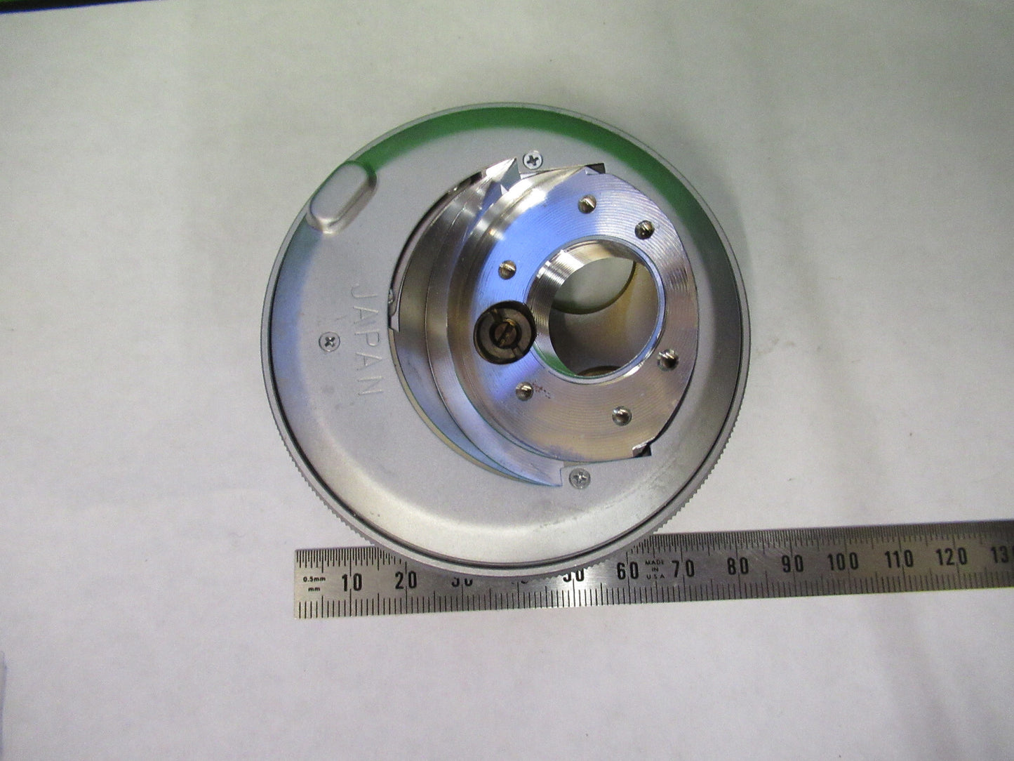 OLYMPUS JAPAN NOSEPIECE MICROSCOPE PART AS PICTURED 82-A-66