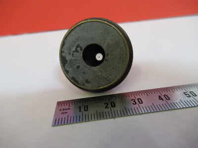 Antique Brass Nachet Objective France Microscope Part