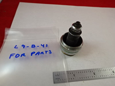 Objective [cracked glass] Optics Microscope Part AS IS