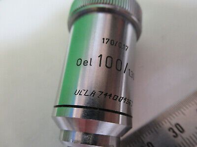 LEITZ WETZLAR OBJECTIVE 100X /170 OPTICS MICROSCOPE PART AS PICTURED #Z9-A-56