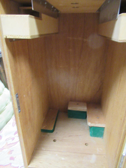 EMPTY WOOD CABINET for ANTIQUE CARL ZEISS GERMANY MICROSCOPE PART AS PICTURED