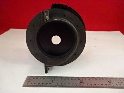MICROSCOPE PART NIKON JAPAN MOUNTED IRIS DIAPHRAGM OPTICS AS IS #Y5-D-05