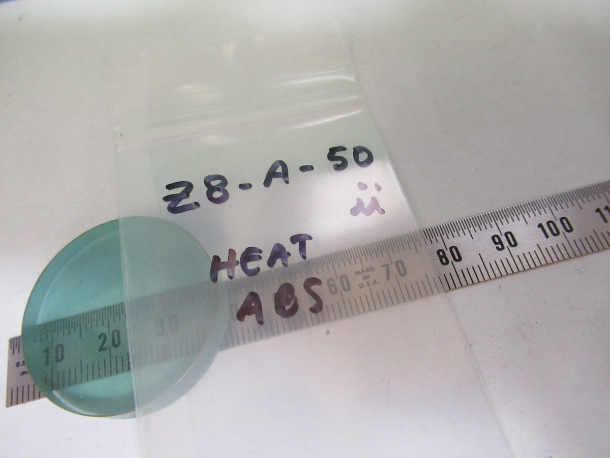 Optical Heat Absorbing Glass Filter Microscope Part Optics