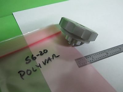 MICROSCOPE PART POLYVAR REICHERT LEICA KNOB AS IS BIN#S6-20