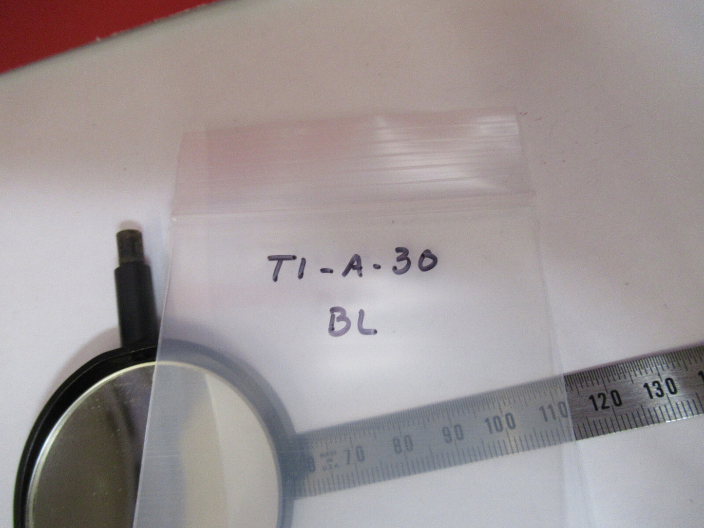 ANTIQUE BAUSCH LOMB MIRROR ASSEMBLY OPTICS MICROSCOPE PART AS PICTURED T1-A-30