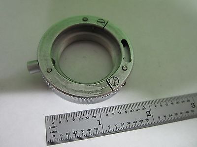 MICROSCOPE PART BRASS HOLDER FOR ZEISS PHACO OBJECTIVE OPTICS AS IS BIN#N3-D-21
