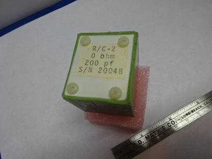 CAPACITOR 200 pF ZERO OHM R/C-2 ELECTRIC COMPONENT  AS IS #84-56
