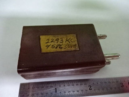 FOR PARTS QUARTZ CRYSTAL COLLINS RADIO JK FREQUENCY CONTROL KC AS IS #AS-93