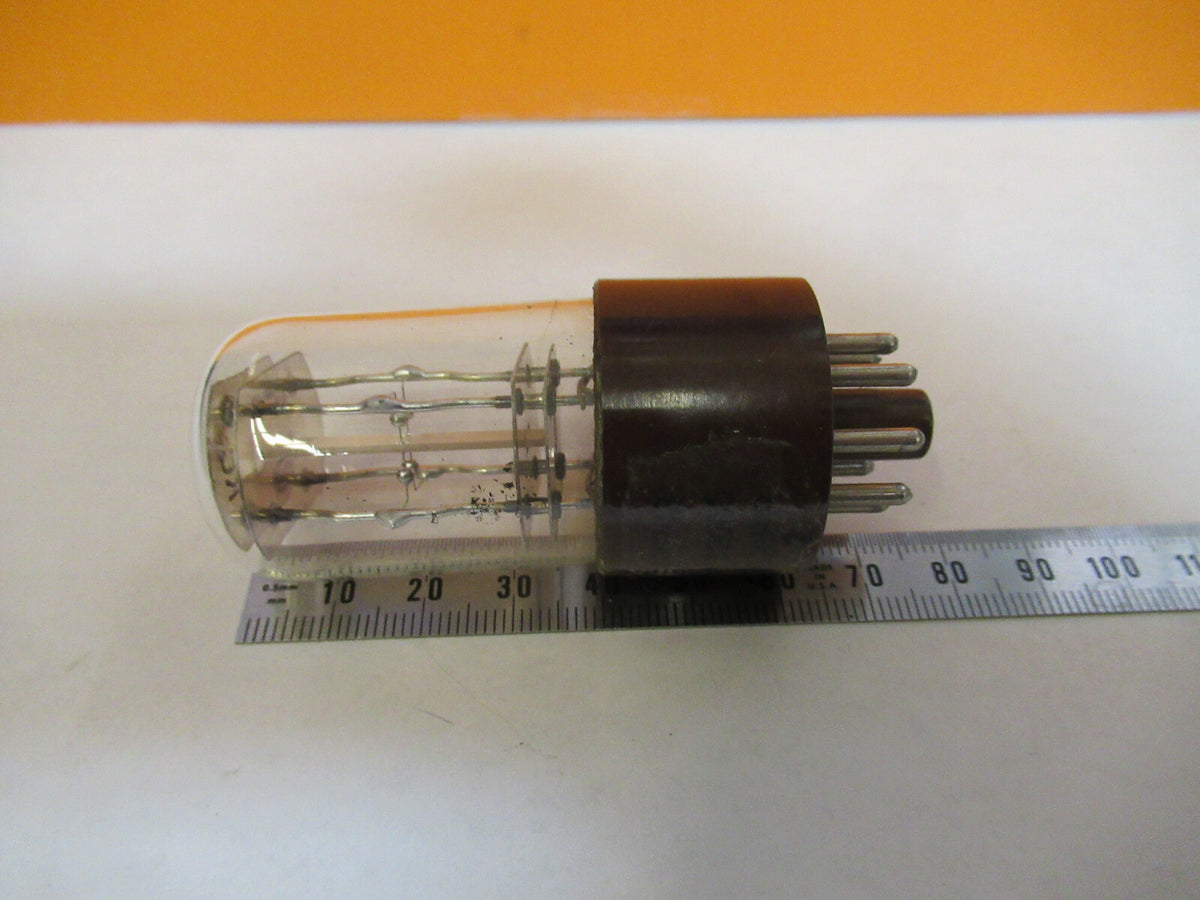 Antique Resonator Quartz Crystal Glass Pkg Frequency