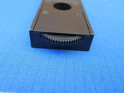 MICROSCOPE PART FILTER SLIDE ROTABLE A. STOP NIKON JAPAN AS IS BIN#F9-03
