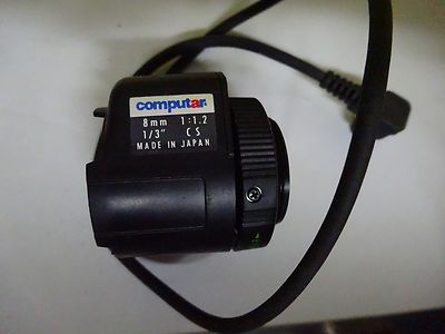 MIKROSKOPTEIL OPTISCHER COMPUTAR 8-mm-TV-OBJEKTIV KAMERAOPTIK WIE BESEHEN BIN#P7-14