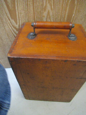 ANTIQUE EMPTY WOOD CASE WATSON UK RARE MICROSCOPE PART AS PICTURED &TB-5