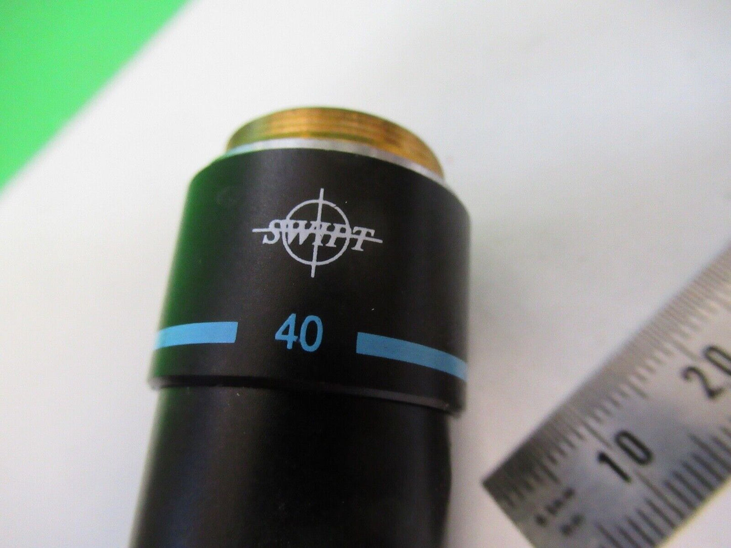 SWIFT 40X /160 SP LENS OBJECTIVE OPTICS MICROSCOPE PART AS PICTURED 8X-A-42