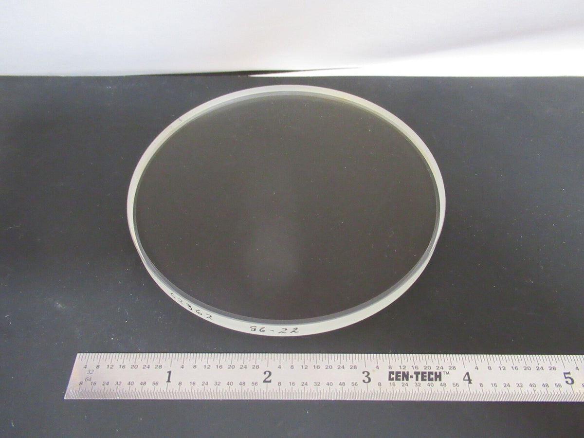 Optical BK7 Glass Round Window Plate 4.00" Diameter Optics