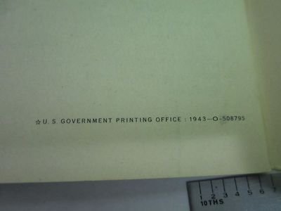 US NAVY BOOKLET IRAQ INFORMATION 1943 COLLECTABLE AS IS BIN#25-14-12