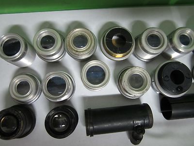 Lot Parts for Gaertner Microscope Objectives + Other Parts