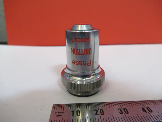 Unitron Japan Phase Objective 10X D.m. Ph Microscope Part