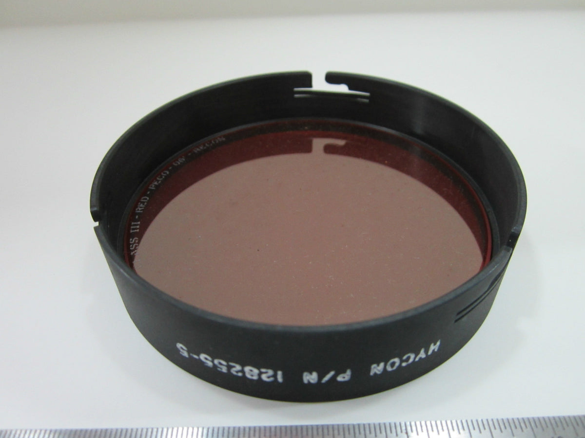 RED HYCOM MIL SPEC OPTICAL FILTER LASER OPTICS #D6-aa