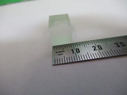 OPTICAL GLASS BEAM SPLITTER MIL SPEC OPTICS LASER OPTICS AS PICTURED 80-B-04