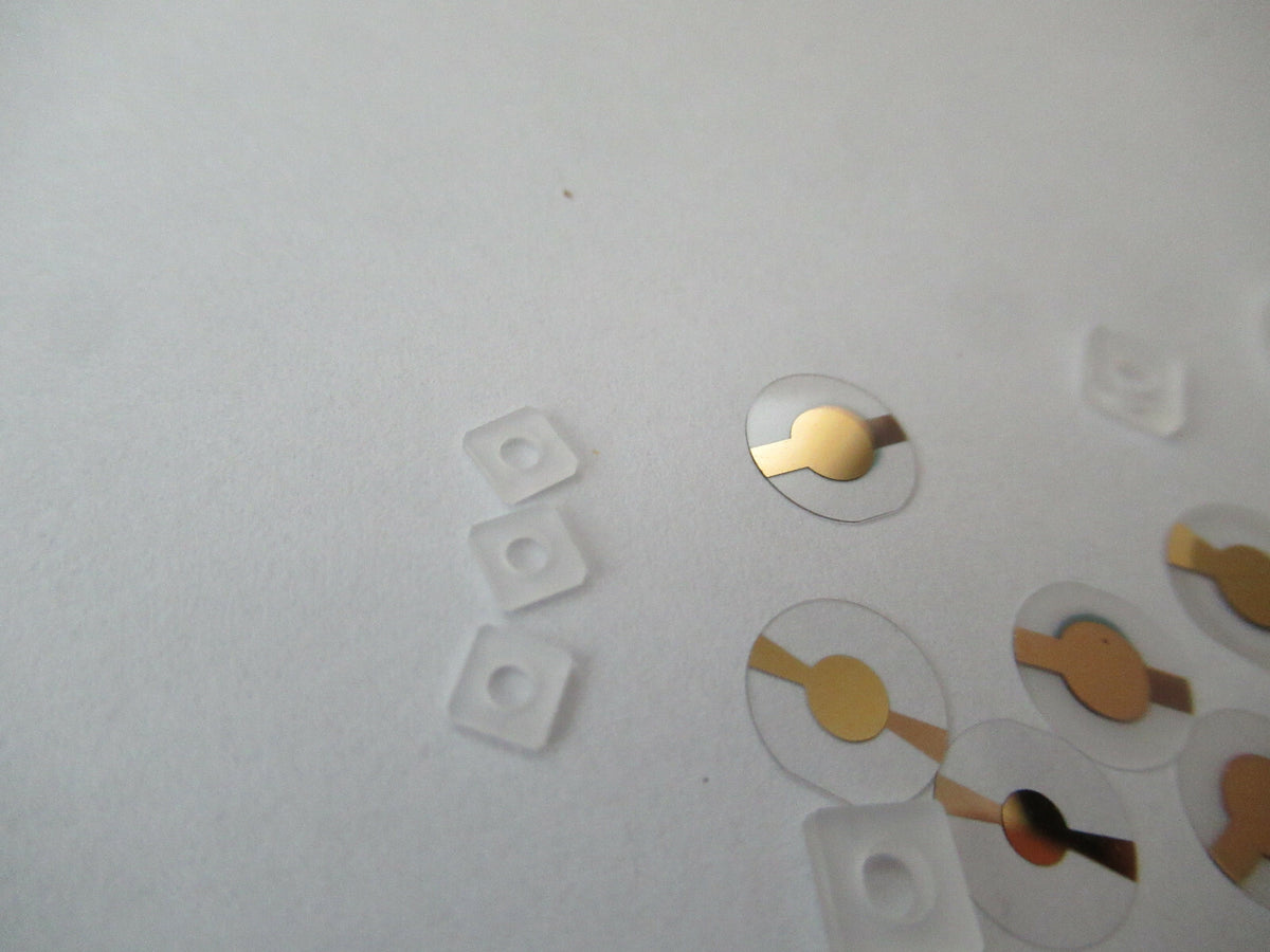 Lot Blank Piezoelectric Quartz Crystal X- Y- Yx-cut Piezo Sensor AS Pic