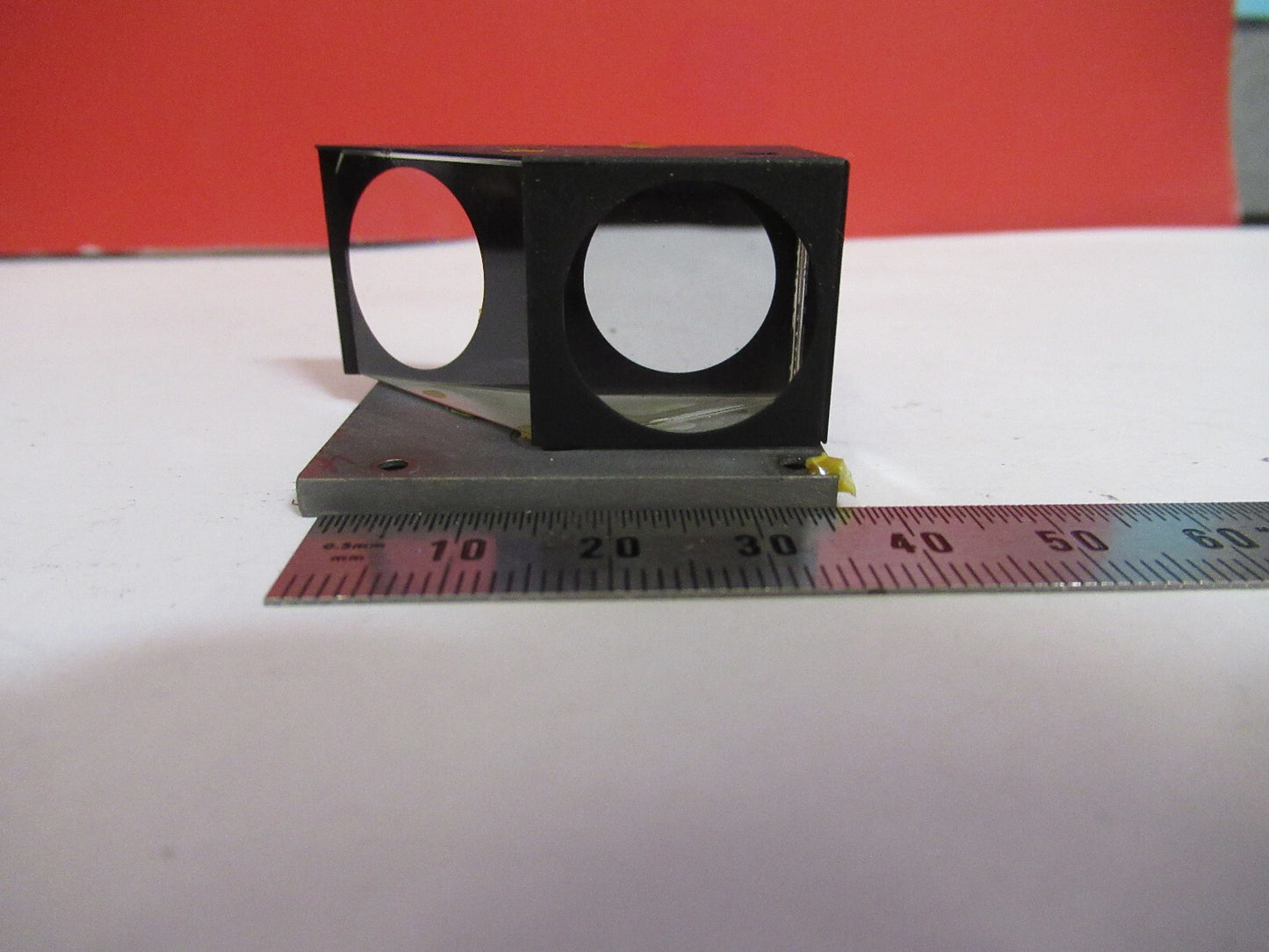 LEITZ WETZLAR GERMANY HEAD PRISM OPTICS OPTICAL MICROSCOPE PART AS PIC S4-B-88