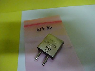ANTIQUE QUARTZ RADIO CRYSTAL STANDARD RADIO ENGLAND FREQUENCY CONTROL #W7-35