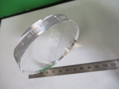 OPTICAL FLAT UNCOATED FUSED SILICA PRO ZYGO LASER OPTICS AS PICTURED 98-A-06