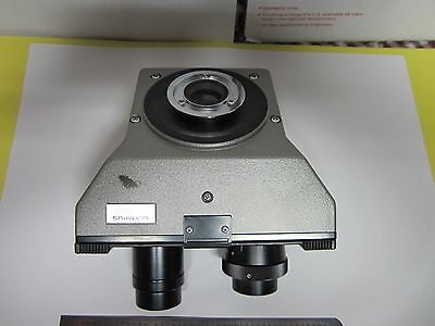 MICROSCOPE PART OLYMPUS JAPAN HEAD AS IS OPTICS BIN#E2