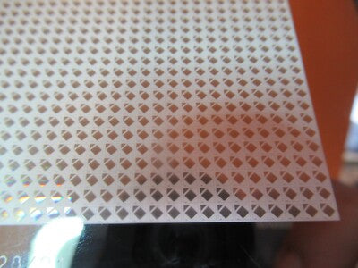 COLLECTABLE SHADOWMASK OPTICAL COMPONENTS AS PICTURED &P7-A-18