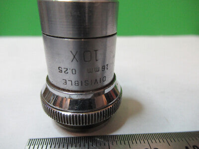 cracked Bausch & Lomb 10X Objective Microscope Part