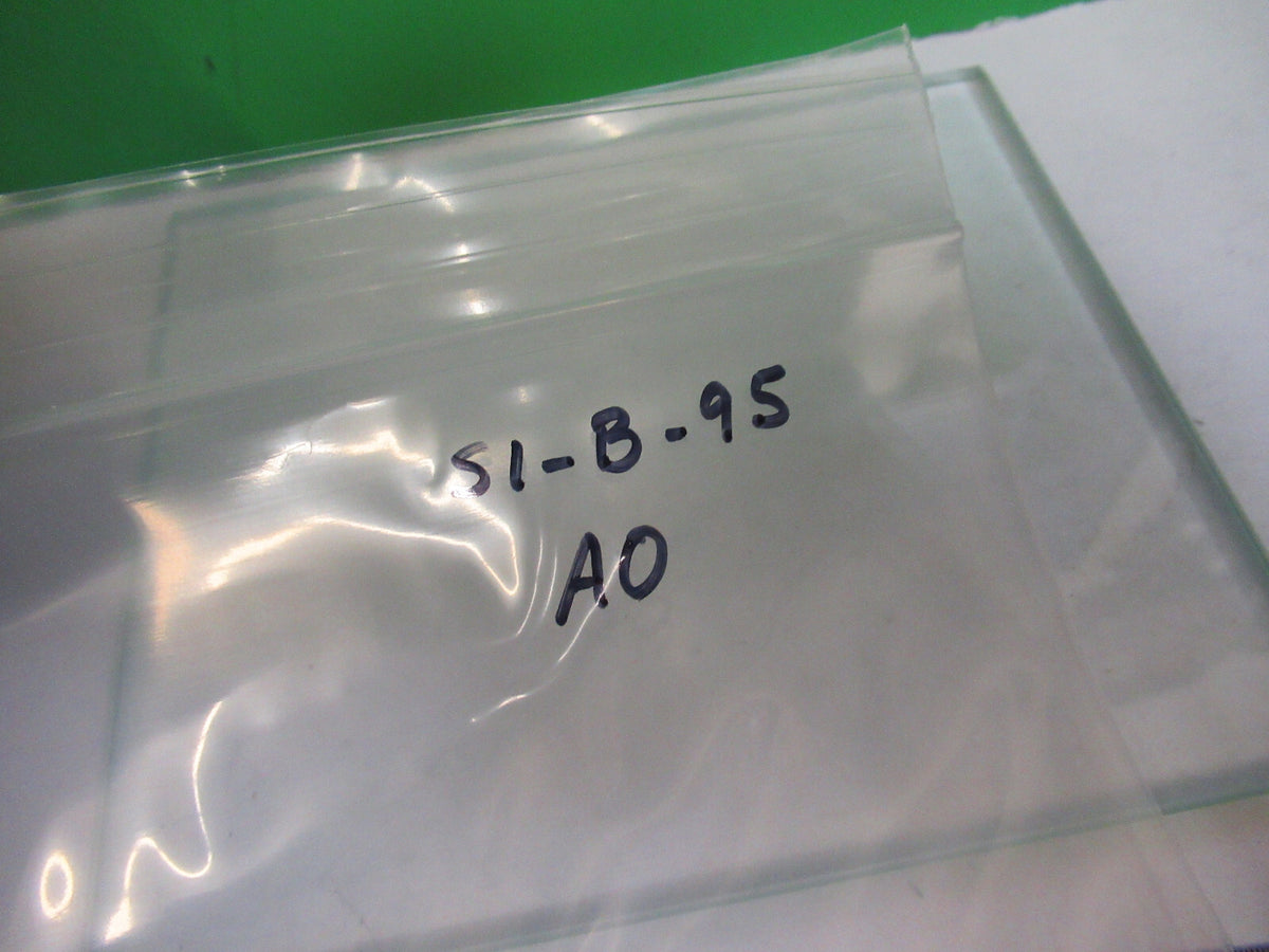 GLASS STAGE STEREO AMERICAN OPTICS MICROSCOPE PART AS PICTURED S1-B-95