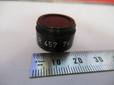 R457 BLUE LENS FILTER OPTICS MICROSCOPE PART AS PICTURED &B3-B-11