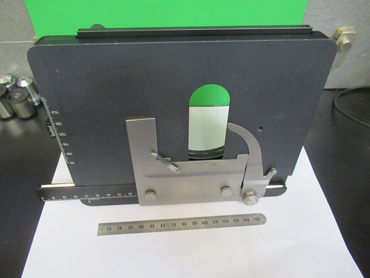 Leica Dmrx Stage Table Micrometer Microscope Part Optics