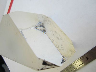 HUGE OPTICAL PRISM [chipped on edges] AS IS LASER OPTICS DWR#5