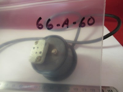 NIKON LAMP BULB HOLDER CABLE MICROSCOPE PART AS PICTURED #66-A-60