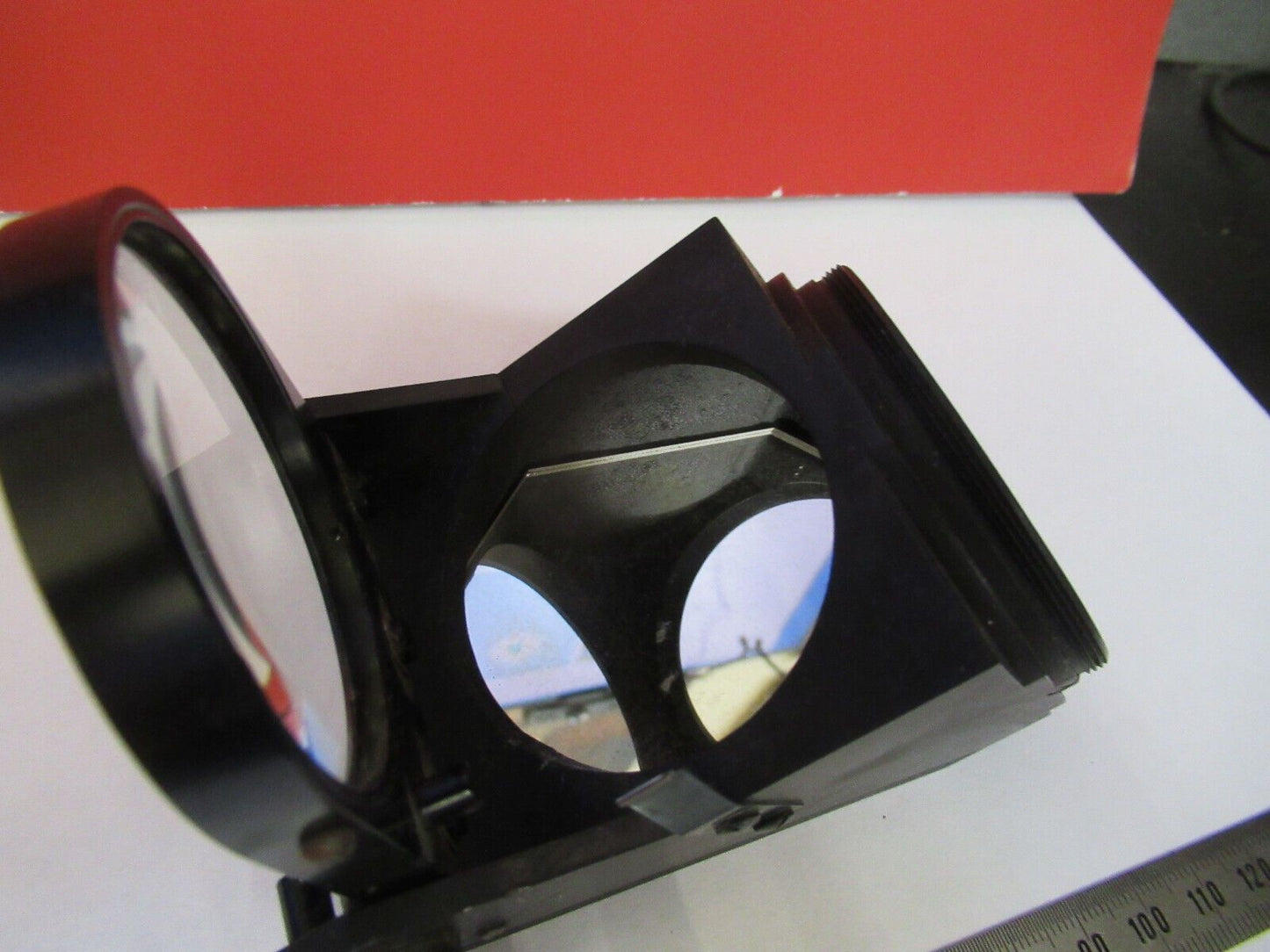 LEITZ BRIGHTFIELD MIRROR ASSEMBLY MICROSCOPE PART AS PICTURED Q5-B-47