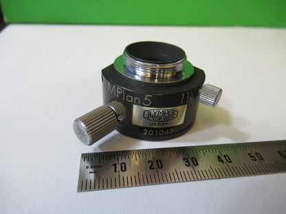 OLYMPUS JAPAN NOMARSKI DIC PRISM MPLAN 5 MIKROSKOPTEIL WIE ABGEBILDET &amp;22-A-06 
