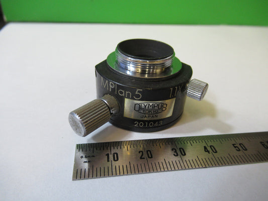 OLYMPUS JAPAN NOMARSKI DIC PRISM MPLAN 5 MIKROSKOPTEIL WIE ABGEBILDET &amp;22-A-06 