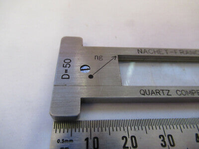 Antique Nachet France Quartz Compensator Microscope Part
