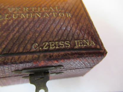 ANTIQUE CARL ZEISS VERTICAL ILLUMINATOR MICROSCOPE PART AS PICTURED Y1-A-44