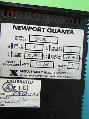 OPTICAL NEWPORT QUANTA DISPLAY LASER OPTICS  BIN#30