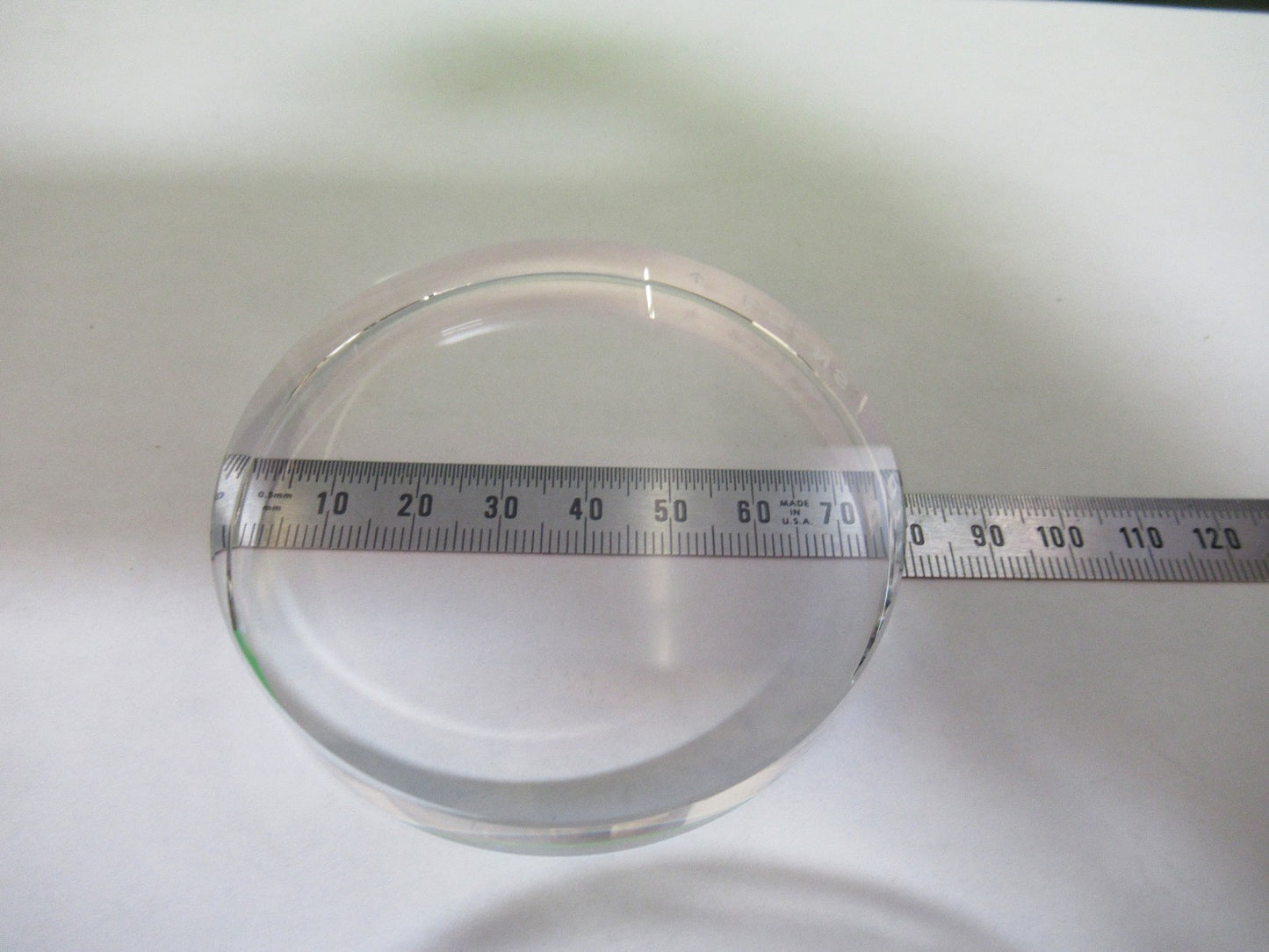 OPTICAL FLAT UNCOATED FUSED SILICA PRO ZYGO LASER OPTICS AS PICTURED 98-A-06