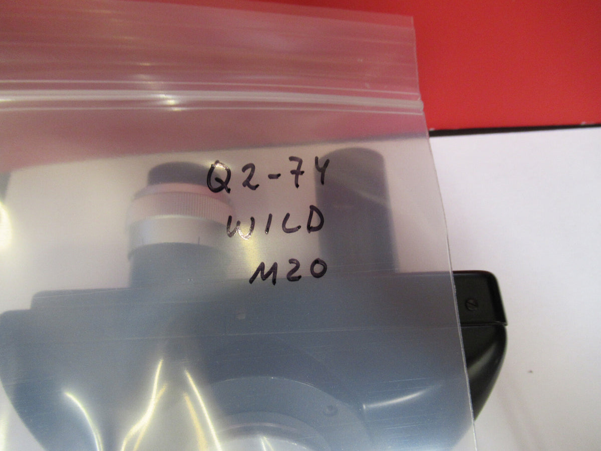 Wild Swiss M20 Binocular Head Microscope Part Optics