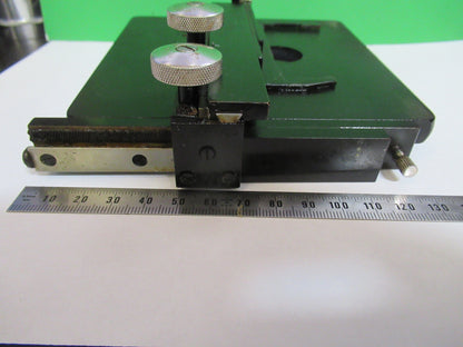 ANTIQUE SPENCER AO  STAGE XY TABLE MICROSCOPE PART AS PICTURED W9-B-51